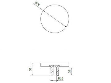 ARBORIS PM1654 - Bronze furniture handle by Fama International - view 3